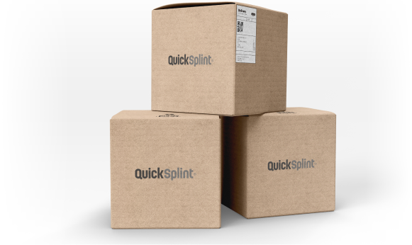 Boxes with logo QuickSplint